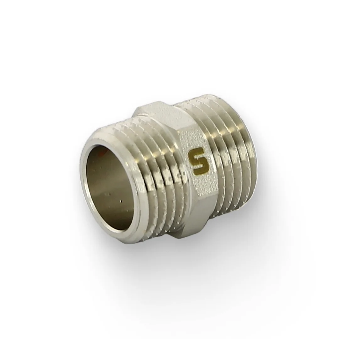 Ниппель 1/2", никелированный Uni-Fitt
