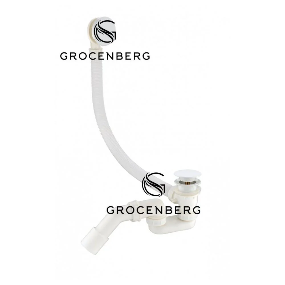Слив-перелив Автоматический Grocenberg GB230W Белый