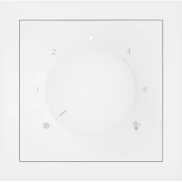 Donel S08 матовый белый накладка для регулятора тёплого пола DB23100, серия DB, серия DB