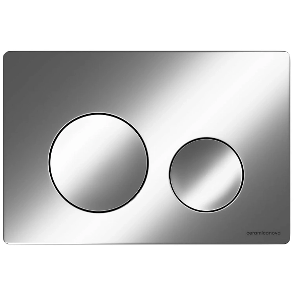 Кнопка смыва Balance, клавиши Circle, цвет хром матовый,арт. CN12-001M