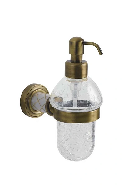 Boheme Настенный диспенсер MURANO BRONZE (белое)_Комплект