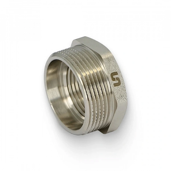 Футорка НВ 1 1/2" х 1", никелированная Uni-Fitt