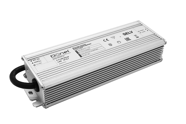 Donel блок питания 250Вт DC48В 5,21A IP67, L199*63*37мм, серия DN8HF