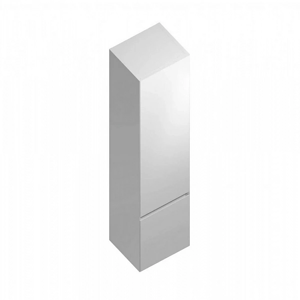 Kerama Marazzi CU.165lh/WHT Пенал CUBO 165 см левый, белый глянец