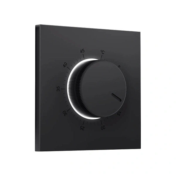 SP8057 Лицевая панель SIGMA (Черный матовый) для терморегулятора теплого пола QUANT PRO