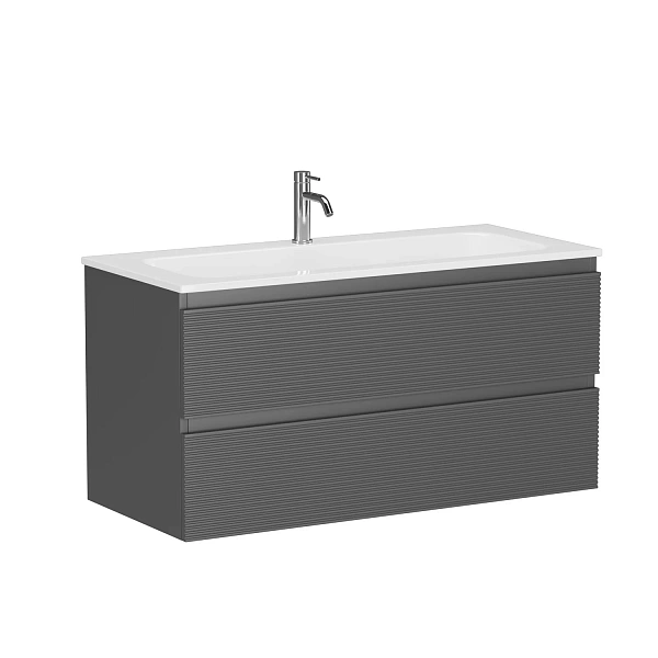 Тумба SANCOS подвесная Folk 2я цв. Grey Soft, FL100GS