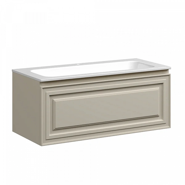 Тумба под раковину Sancos Very 100 см, подвесная, цвет Beige Soft, VR100CE