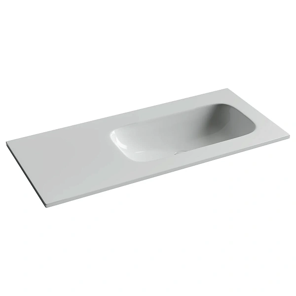 Раковина накладная мебельная Ceramicanova Grace без отверстия под смеситель 1010x457x137 чаша справа
