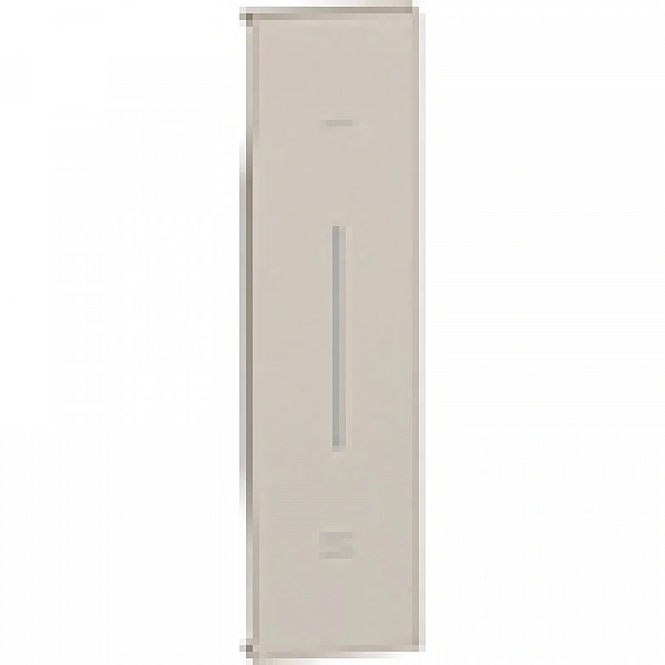 LIVING NOW with Netatmo.Лицевая панель для умного светорегулятора 1 модуль.Цвет Песочный.