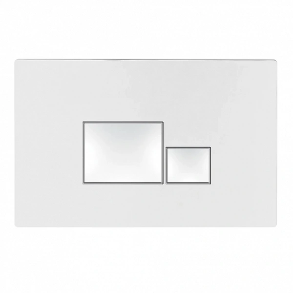 Кнопка смыва BB072BL, белая глянцевая BelBagno