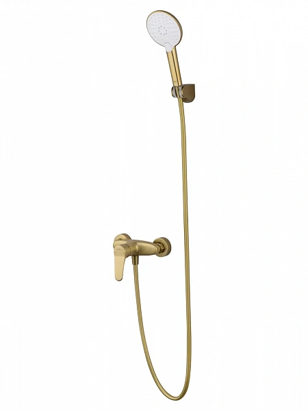 Смеситель для душа WONZON & WOGHAND ALFA, Брашированное золото (WW-AE3102-BG), шт