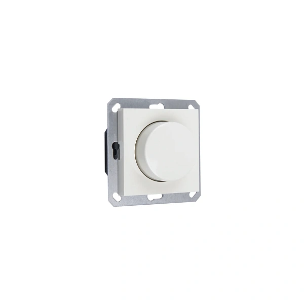 LED Диммер с накладкой 30-400W, 1gang 2way, цвет слоновая кость