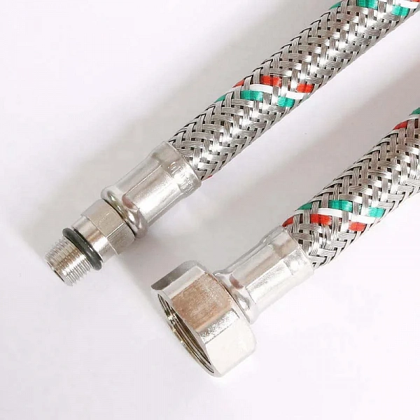 Гибкая подводка для смесителя М10х1 - 1/2", 150 см, DN 8, оплётка из нерж. стали Uni-Fitt