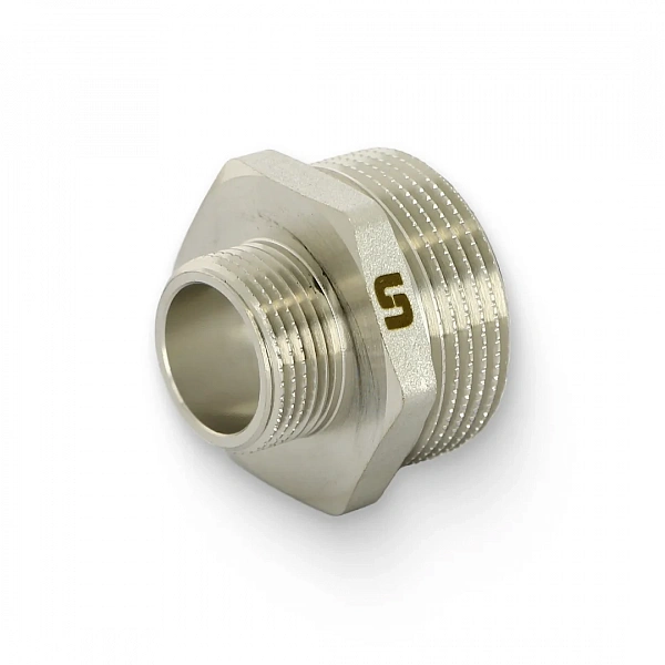 Ниппель 1 1/4" х 3/4", никелированный Uni-Fitt
