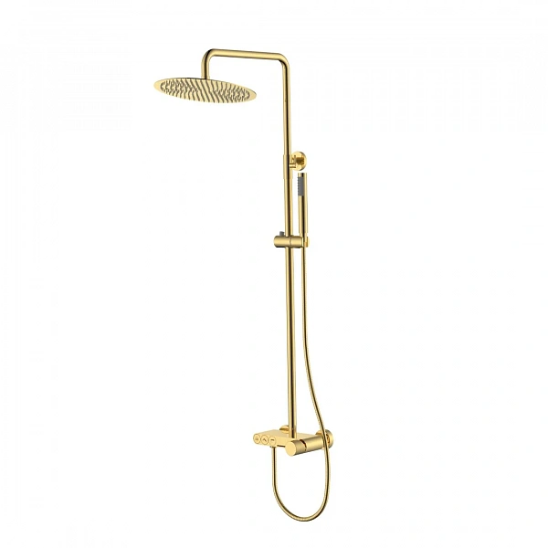 Boheme Стойка для душа STICK GOLD SPIRALE