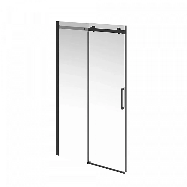 Kerama Marazzi CT.120.SD.BLK.M Душевая дверь CRISTALLO, раздвижная с функцией soft close, 120х210, м