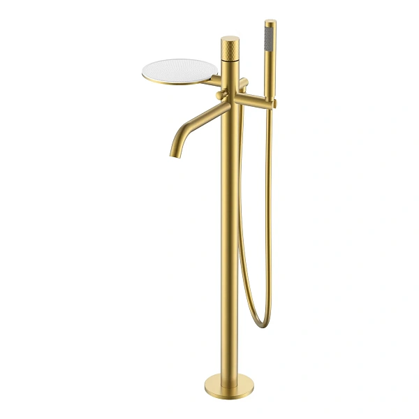 Boheme Смеситель STICK напольный Matt Gold DIMOND