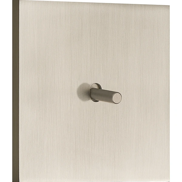 Donel N96 Переключатель на 1 тумблер, Цилиндр, 10AX 250V, Никель, серия DT