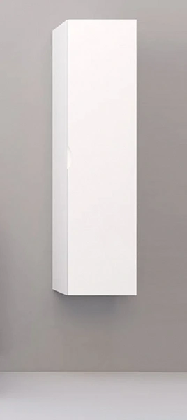 Колонна с одной распашной дверцей (реверсная) 44675 Bianco Lucido, 35х20х140 CEZARES