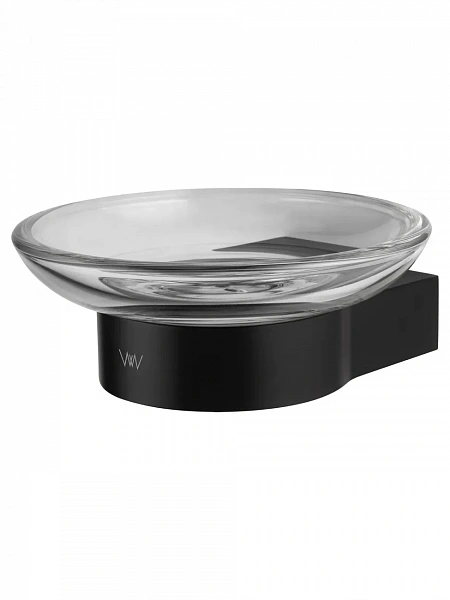 Мыльница с держателем WONZON & WOGHAND CARBON, Черный (WW-7722), шт