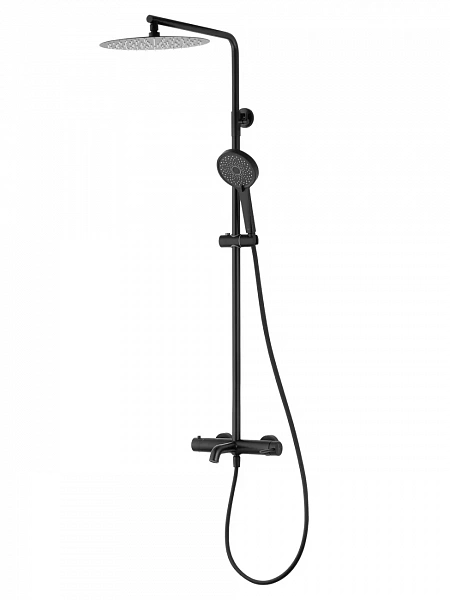 Душевая система WONZON & WOGHAND STICK, Черный матовый (WW-88739017-MB), шт