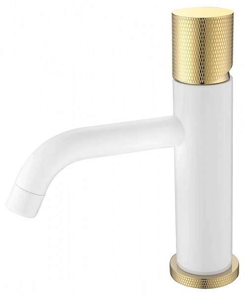 Boheme Смеситель STICK для умыв. низ. WHITE TOUCH GOLD_Комплект