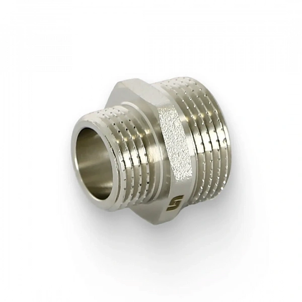 Ниппель 3/4" х 1/2", никелированный Uni-Fitt