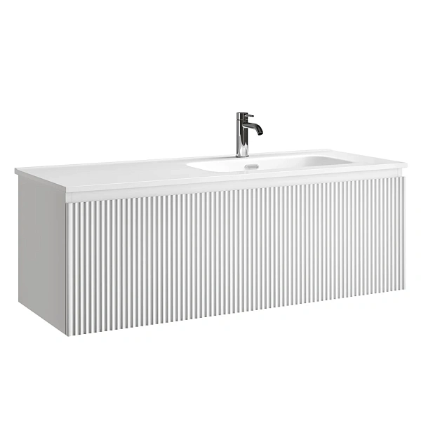 Тумба подвесная SANCOS Snob R 1.0 1195х445х406, c одним ящиком оснащенным доводчиками скрытого монта