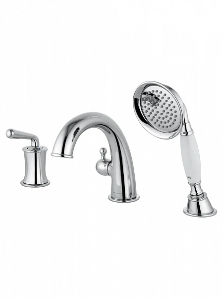 Смеситель на борт ванны WONZON & WOGHAND STEAM, Хром (WW-88659008-CR), шт