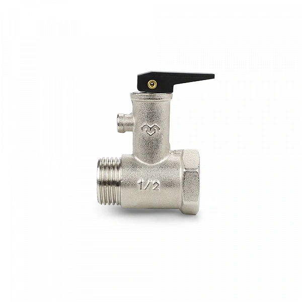 Клапан предохранительный Varmega VM16511, 1/2", НР-ВР, 8.5 бар, для бойлера, с курком