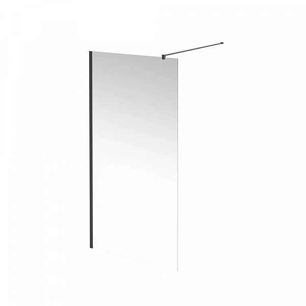 Kerama Marazzi VE.100.WI.BLK.M Душевая перегородка VETRO, 100х195, матовый черный 8 мм