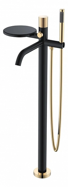 Boheme Смеситель STICK напольный BLACK TOUCH GOLD
