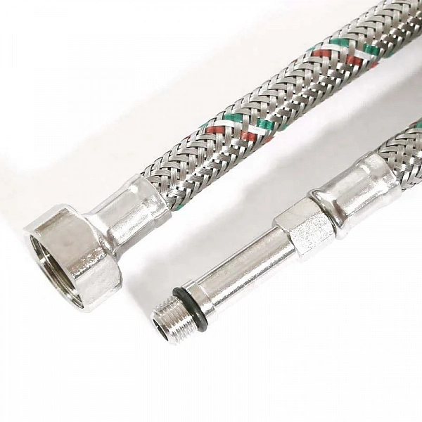 Гибкая подводка для смесителя МL10х1 - 1/2", 30 см, удл. штуцер, DN 8, оплётка из нерж. стали Uni-Fi