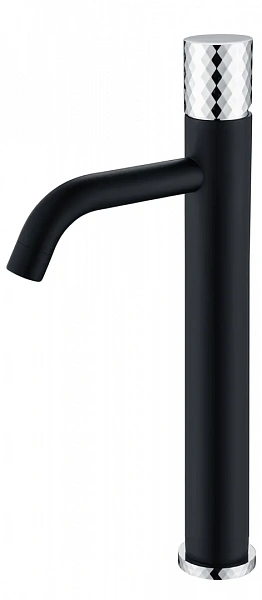Boheme Смеситель STICK для умыв. выс. BLACK DIAMOND CHROME_Комплект