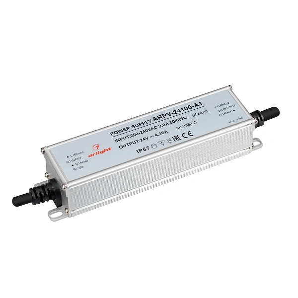 Блок питания ARPV-24100-A1 (24V, 4.16A, 100W) (Arlight, IP67 Металл, 3 года) 033093