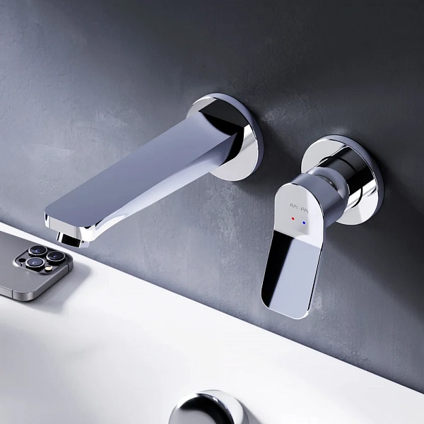 Смеситель для раковины (умывальника) AM.PM X-Joy F85A72600 хром встраиваемый