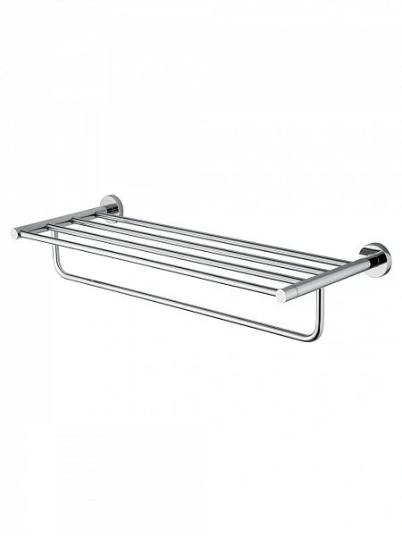Полотенцедержатель с полкой WONZON & WOGHAND EASY, Хром (WW-8181), шт