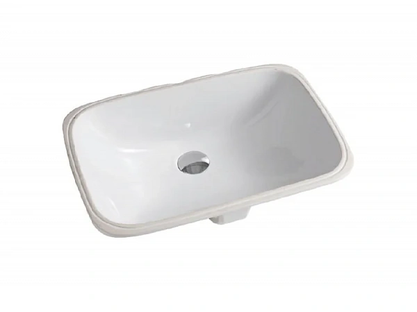 ArtCeram Nettuno NTL001 01 00 - Раковина врезная 55*37 см | монтаж снизу столешницы