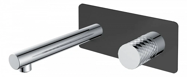 Boheme Смеситель STICK из стены BLACK DIAMOND CHROME