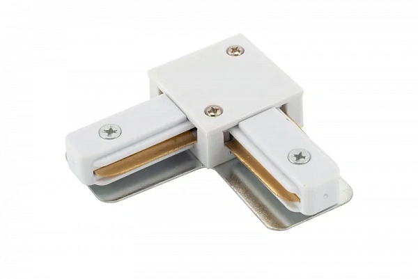 Коннектор угловой Denkirs DK Track White (SOLID BASE) | DK ТРЕК БЕЛЫЙ (СОЛИД БЕЙС) TR1102-WH