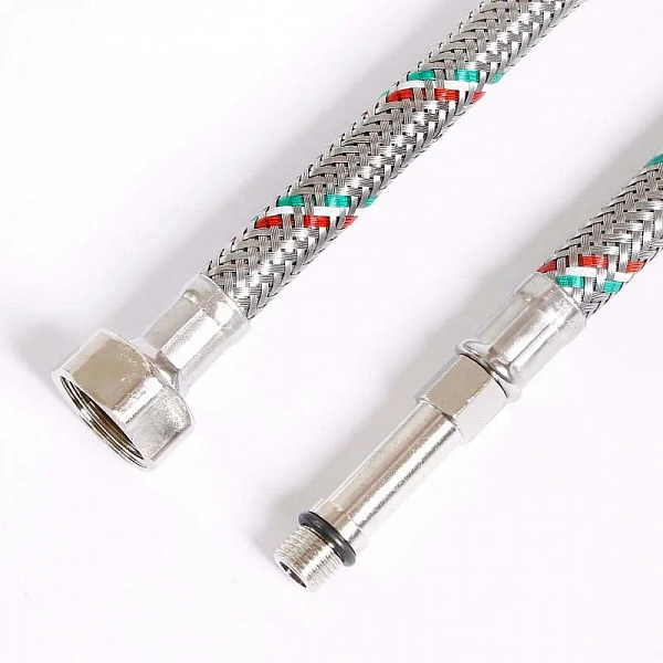 Гибкая подводка для смесителя МL10х1 - 1/2", 50 см, удл. штуцер, DN 8, оплётка из нерж. стали Uni-Fi