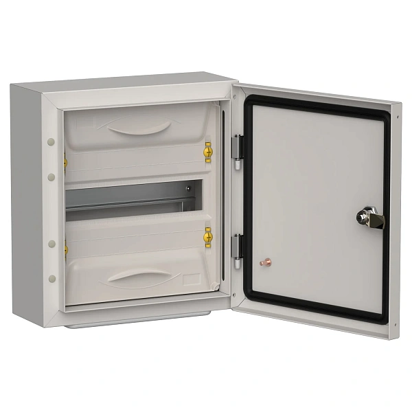 Корпус ЩРн-12 (1х12) TITAN 5 335х310х140 IP54 метал. сер. IEK TI5-50-N-012-54-7035