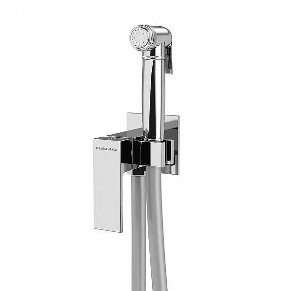 Kerama Marazzi V253CR442RUKM Смеситель FIORETTO с гигиеническим душем и держателем для лейки, хром