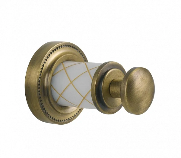 Boheme Крючок  MURANO BRONZE (белое)_Комплект