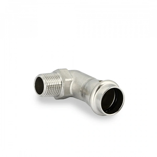 Угол пресс-Н 22 х 1/2", нержавеющая сталь Uni-Fitt