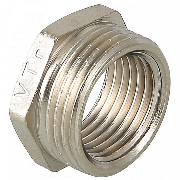 VTr.581.N.0402, VALTEC Футорка никелированная 1/2"х1/4" (VTr.581.N.0402) (10шт./уп.) (А2/2)