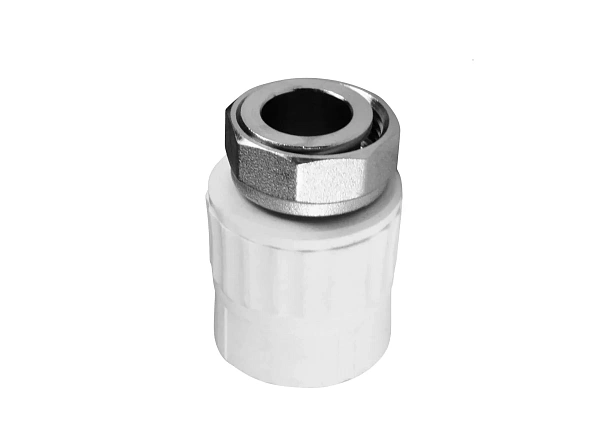 Муфта с накидной гайкой 25х1/2" (120/20) (Valfex) БЕЛАЯ