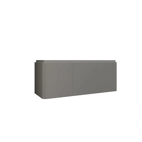 STYLUS Тумба под раковину подвесная, с шестью выдвижными ящиками 55233 Grigio nuvola, 140x48x55