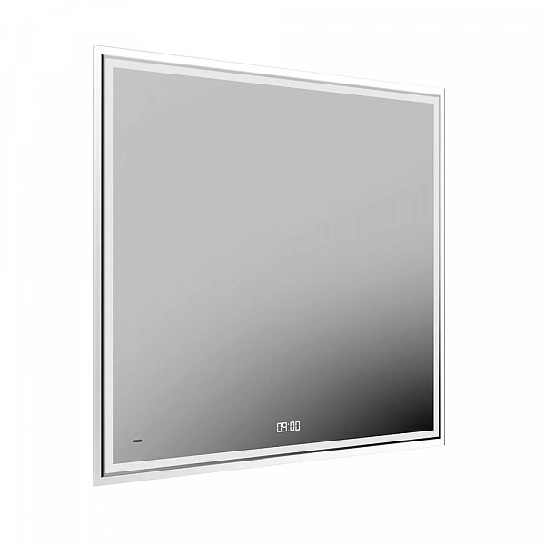 Kerama Marazzi TE.mi.90 Зеркало TECNO c LED 90 с подсветкой, с функцией антизапотевание, белый глянц