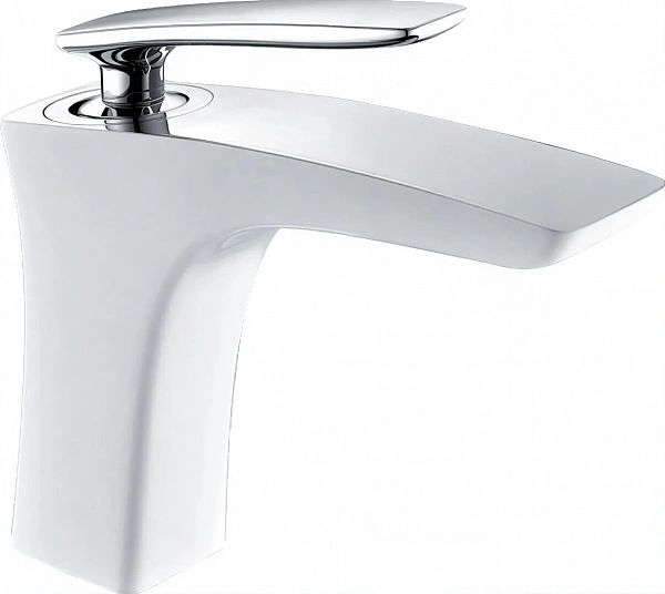 Смеситель для раковины Timo Helmi 4061/00-16F хром-белый